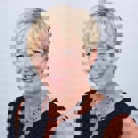 A portrait of Cathy Butler